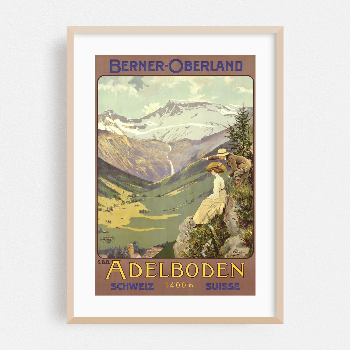 Berner-Oberland; Adelboden 1400m, Schweiz, Suisse (1910) – image 1 of 16