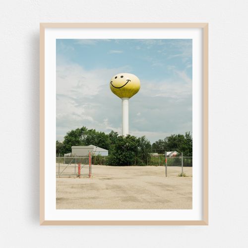 Smiley Water Tower, Route 66 02