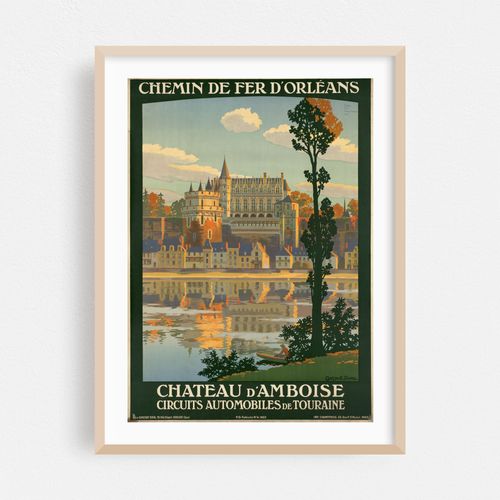 Chateau d’Amboise. Circuites Automobiles de Touraine (1922)
