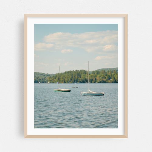Boats on Caspian Lake, Greensboro 01