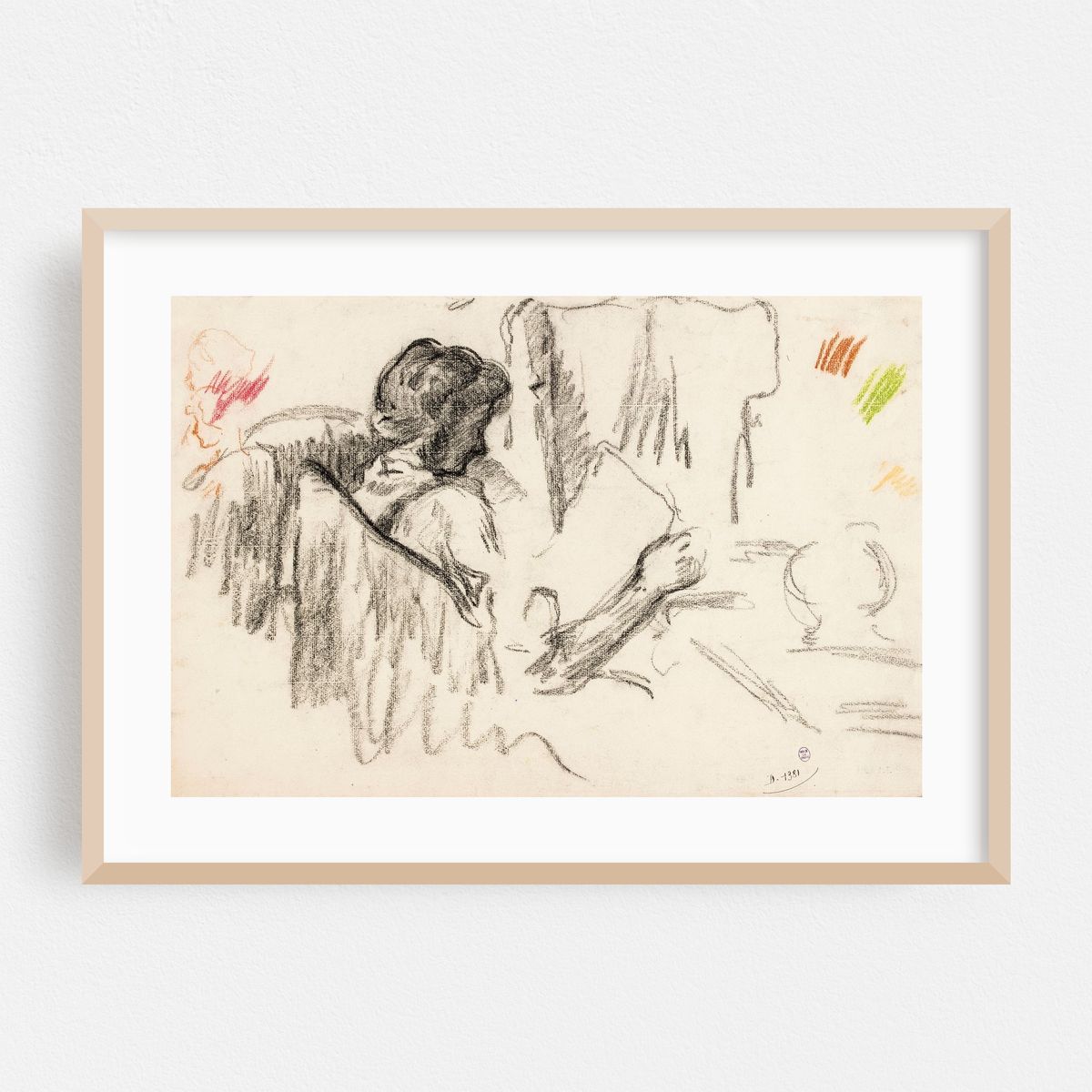 Femme lisant – image 1 of 6