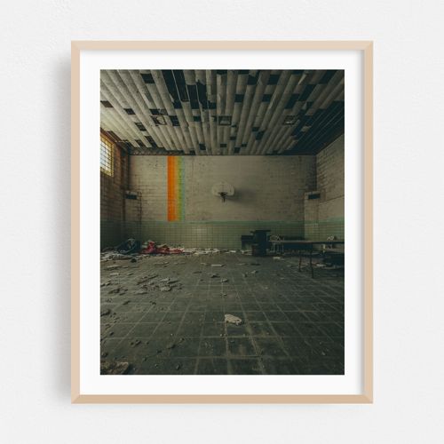 Abandoned School Gymnasium 01