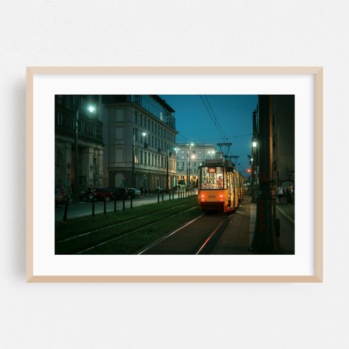 Tram at Plac Zbawiciela, Warsaw