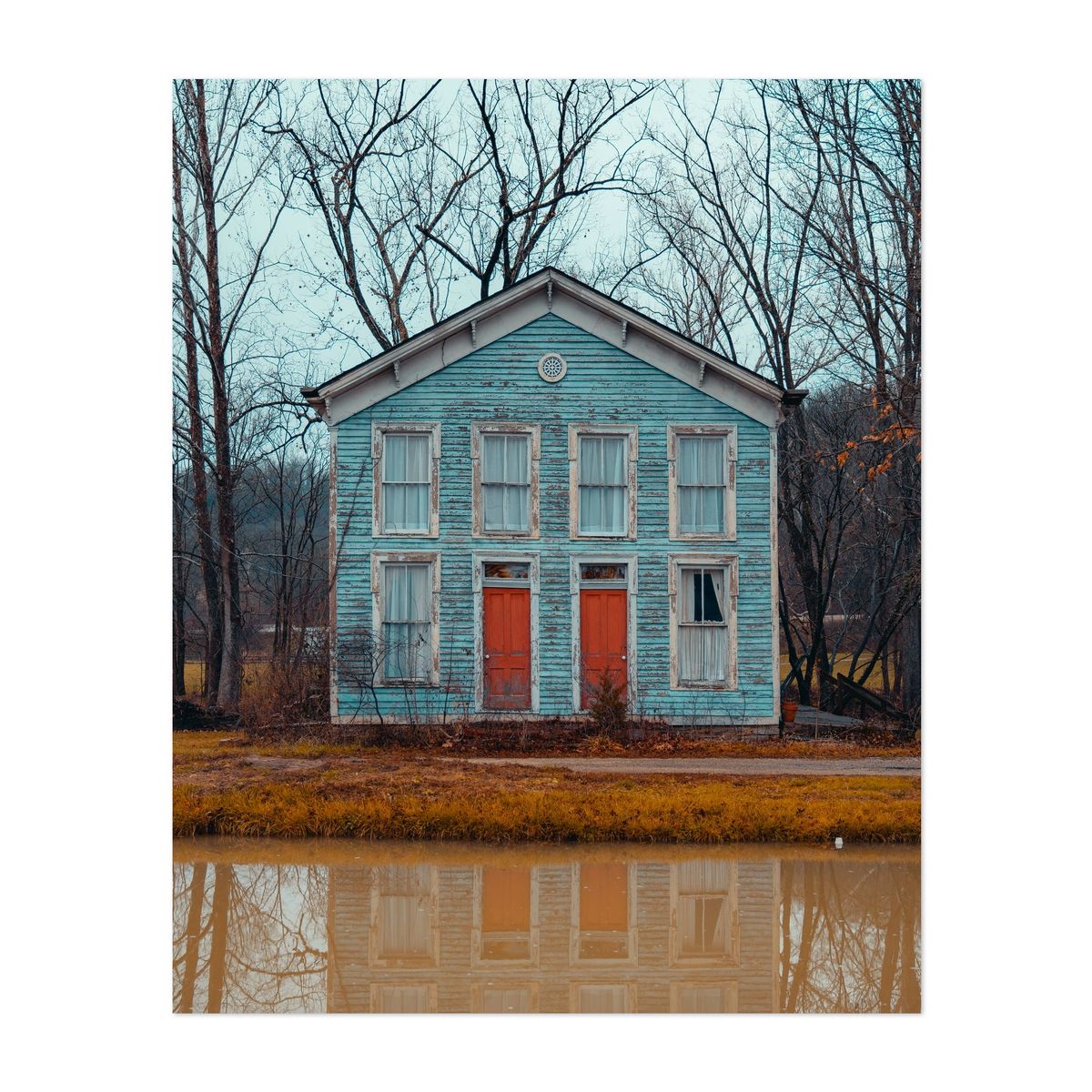 Orange Doors in Metamora – image 1 of 2