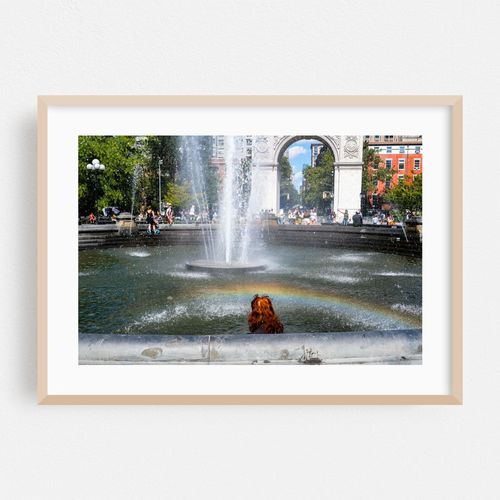 Rainbow in the Fountain