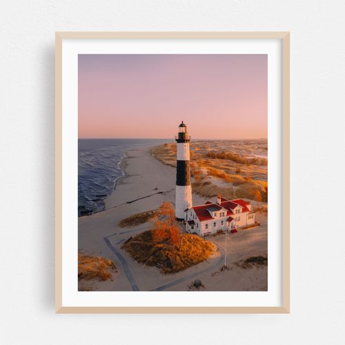 Sunrise at Big Sable Lighthouse 01
