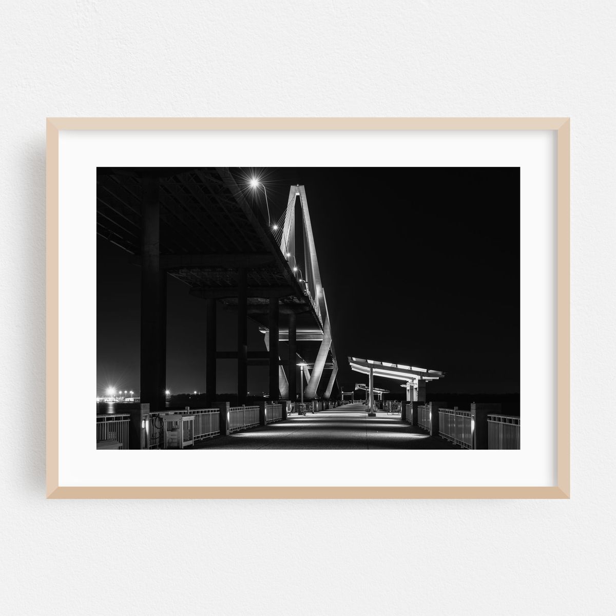 The Mount Pleasant Pier B&W – image 1 of 6
