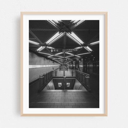 Fulton Street Underground B&W
