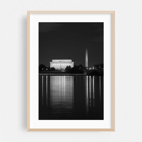 Lincoln & Washington 01 B&W