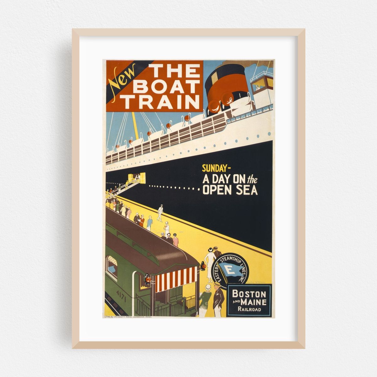 New. The boat train. Sunday – a day on the open sea (1925) – image 1 of 4