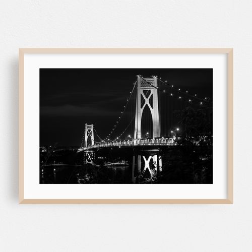 Mid-Hudson Bridge B&W