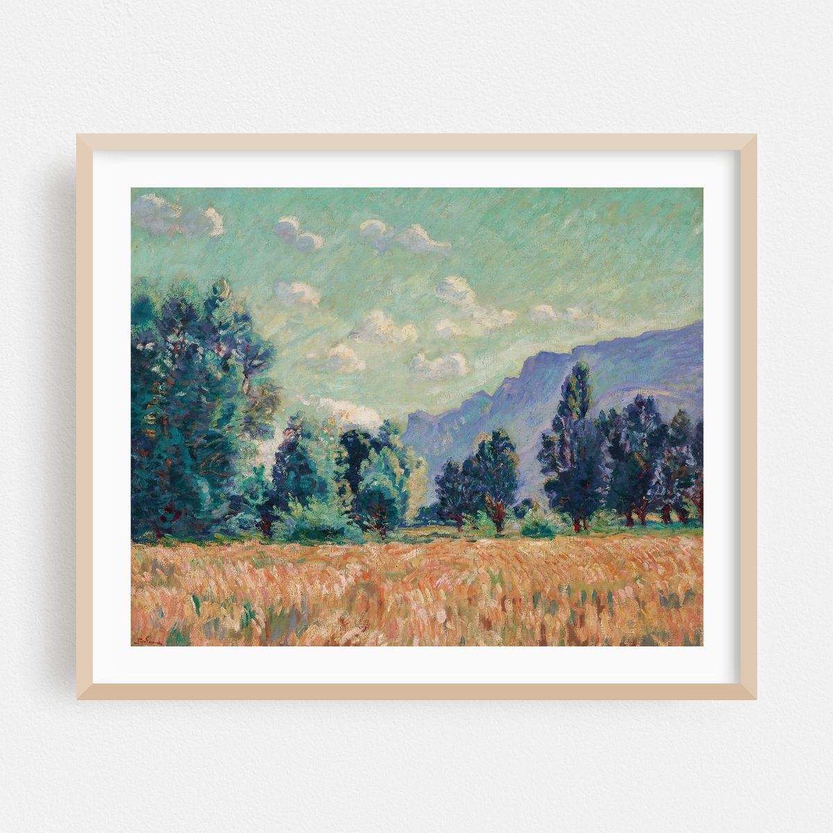 Pontcharra, Vallée de l’Isère, le Mont Granier dans le fond (1901) – image 1 of 5
