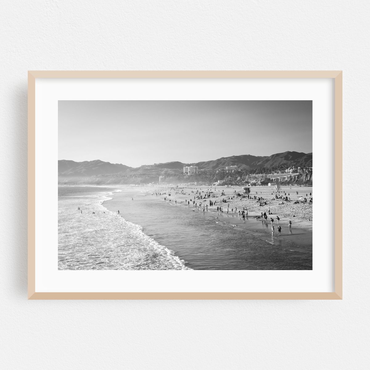 Beachside in Santa Monica B&W – image 1 of 6