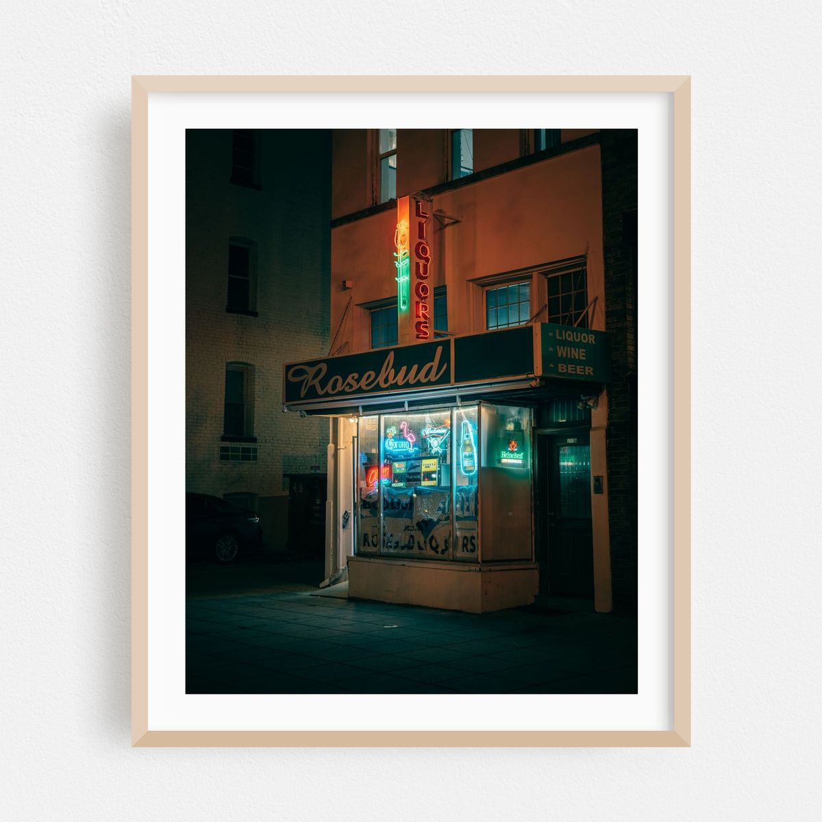Rosebud Liquor Neon – image 1 of 12