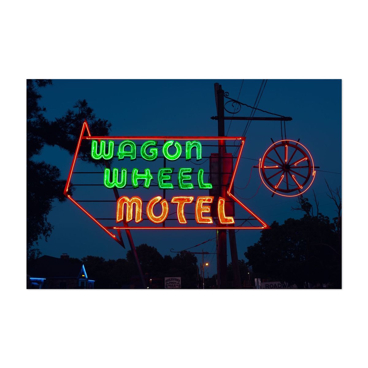 Wagon Wheel Sign 01 – image 1 of 2