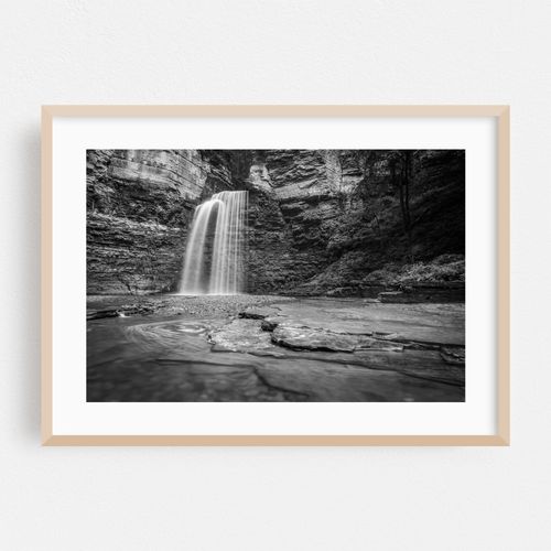 Eagle Cliff Falls B&W