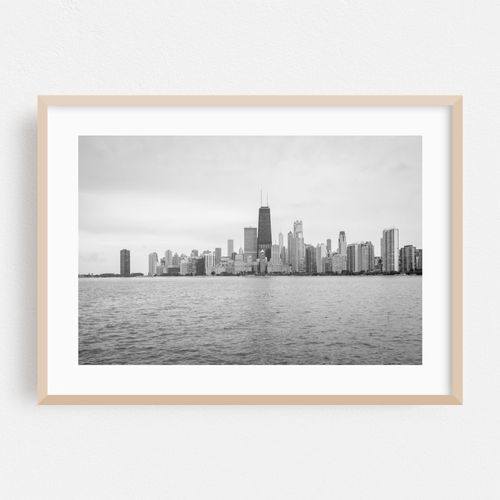The Chicago Skyline 02 B&W