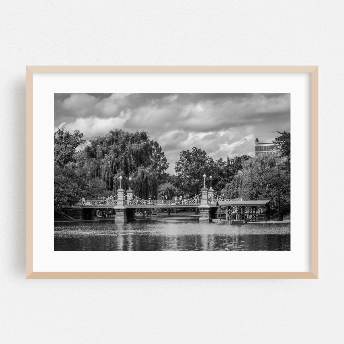 Public Garden Bridge B&W – image 1 of 6