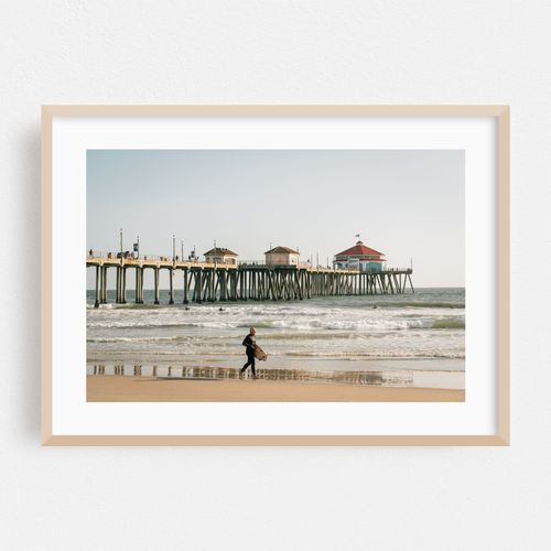 Surfer in Huntington Beach 01