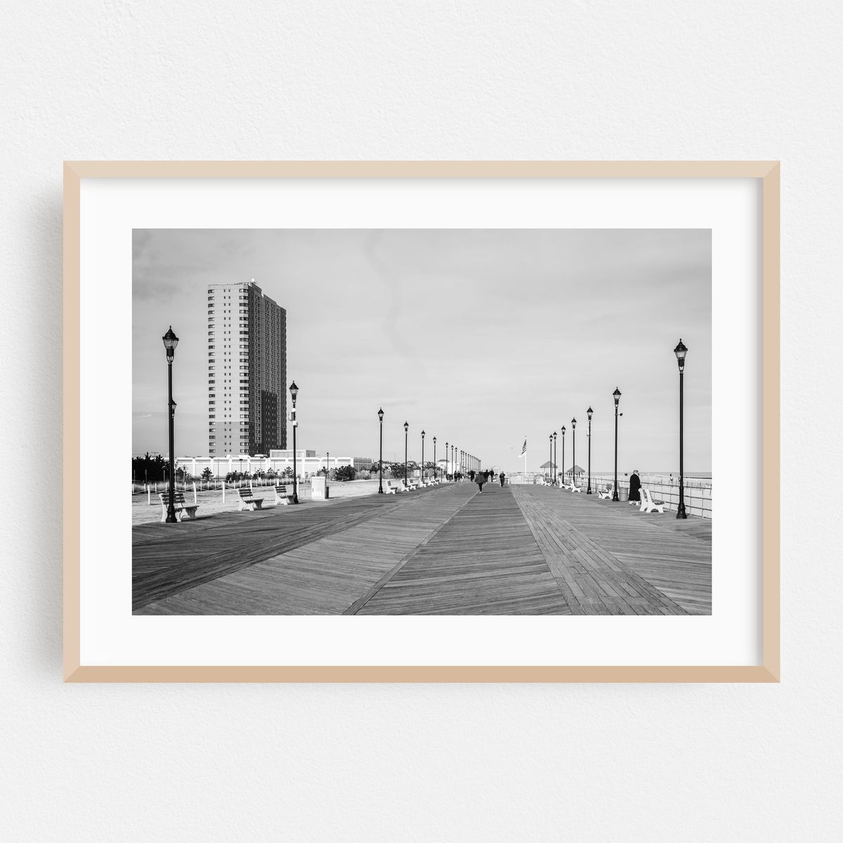 Asbury Park Boardwalk B&W – image 1 of 6