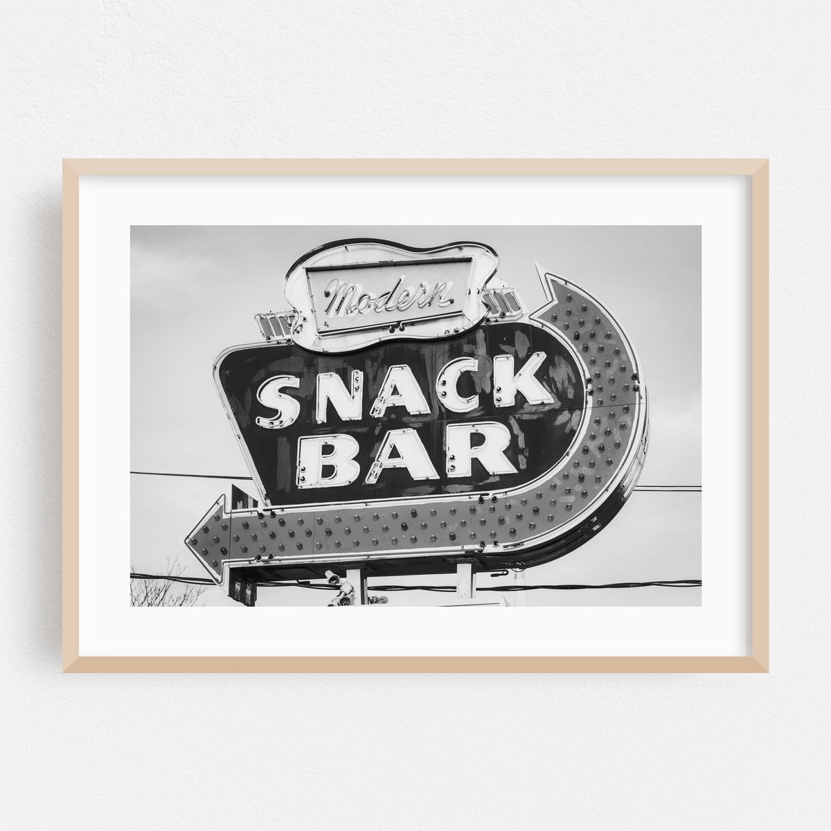 Modern Snack Bar B&W – image 1 of 6