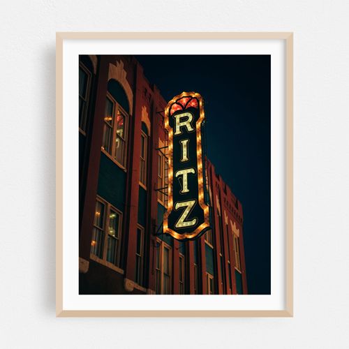 Ritz Theatre at Night, Brunswick