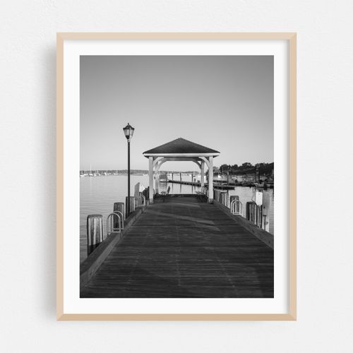 Northport Harbor B&W