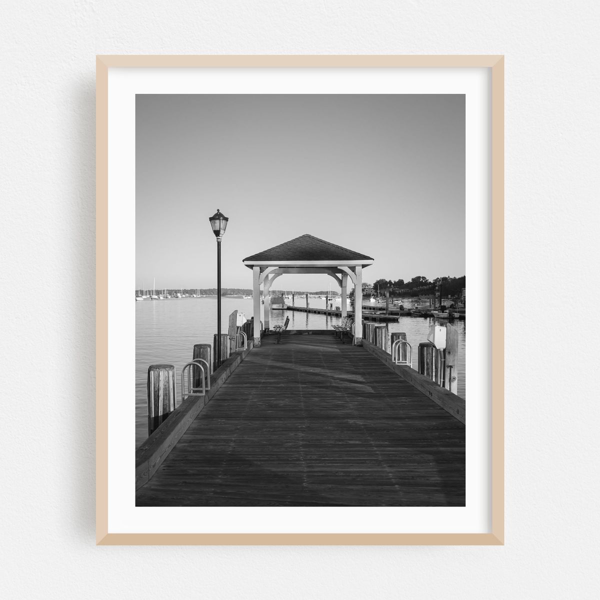 Northport Harbor B&W – image 1 of 12