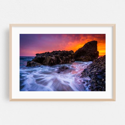 Deep Sunset at Wood's Cove