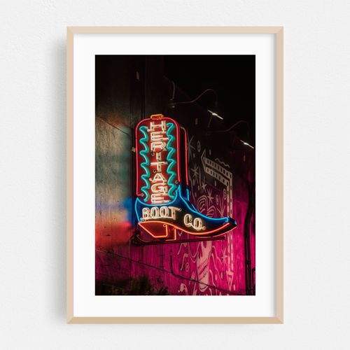 Heritage Boot Sign