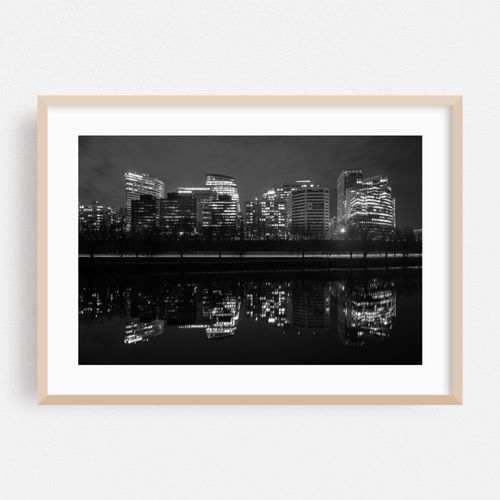 Rosslyn Skyline 01 B&W