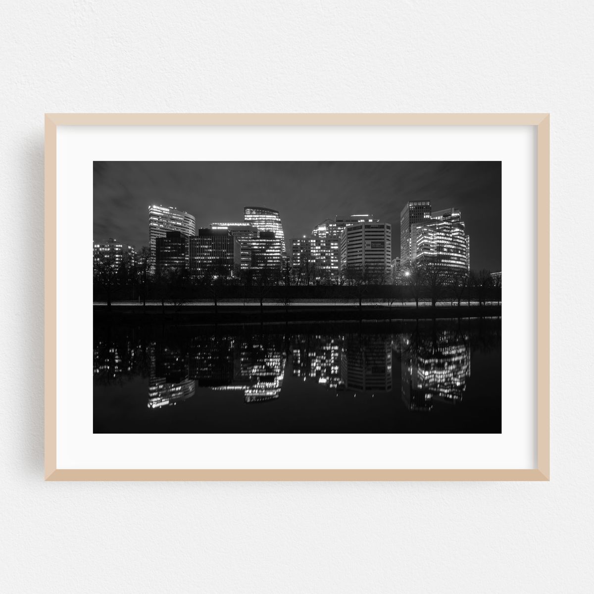 Rosslyn Skyline 01 B&W – image 1 of 6