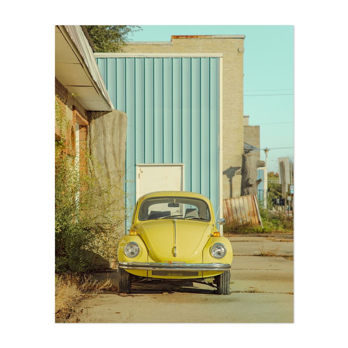 Abandoned Yellow Volkswagen Beetle 01 – image 1 of 2
