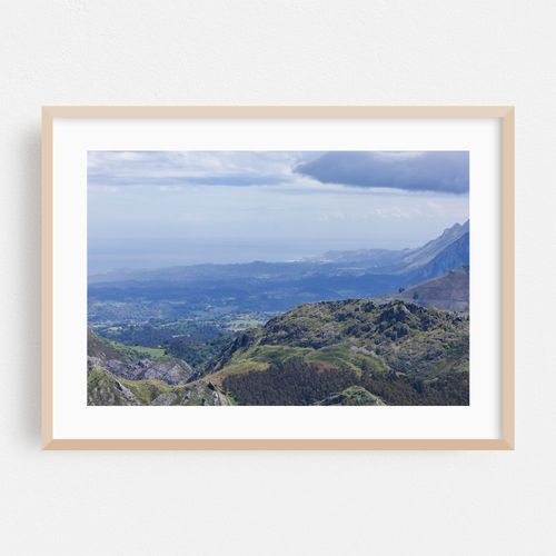Panoramic view of Picos de Europa mountain range Spain 01