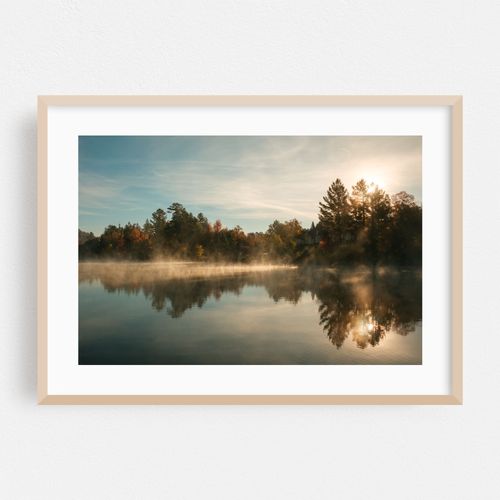 Morning Fog on Lake Placid