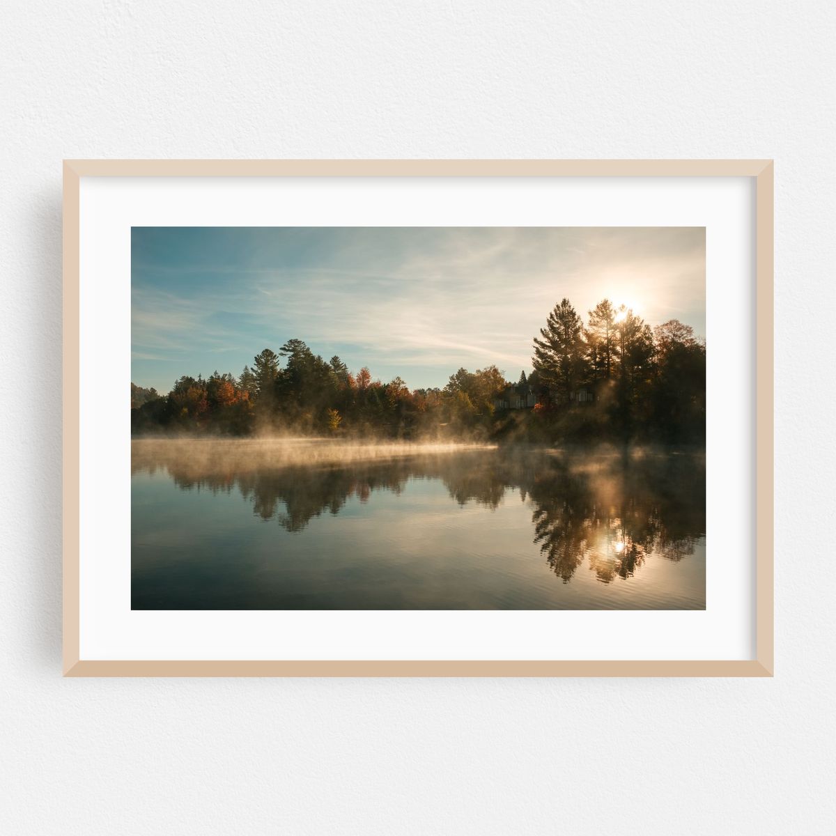 Morning Fog on Lake Placid – image 1 of 6