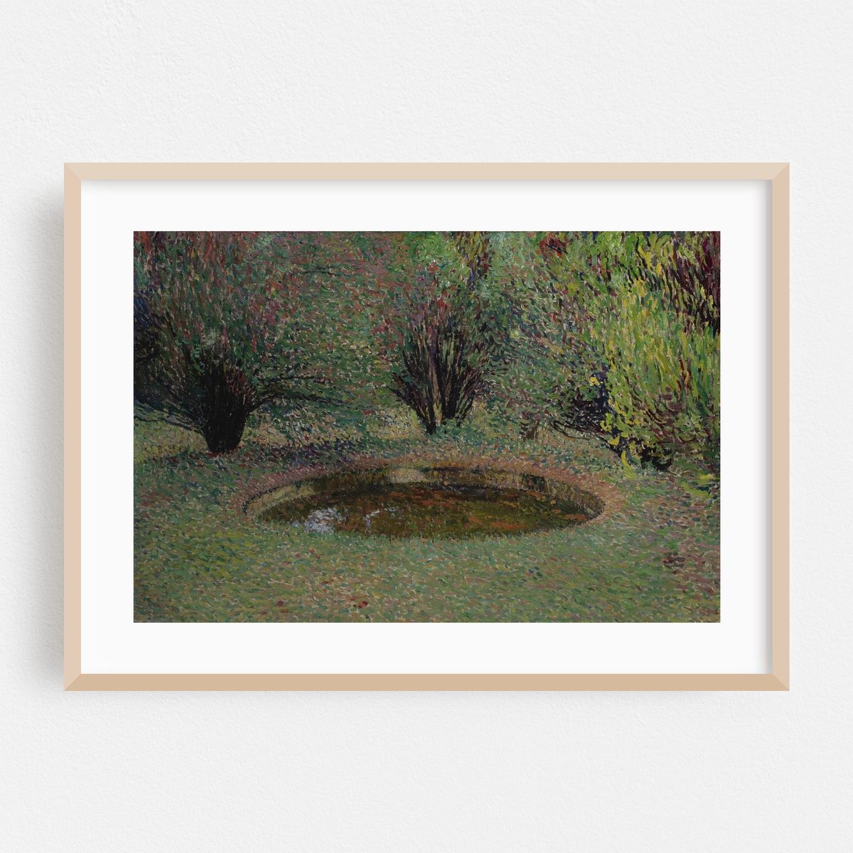 Marquayrol, le bassin aux thuyas (circa 1920.) – image 1 of 6