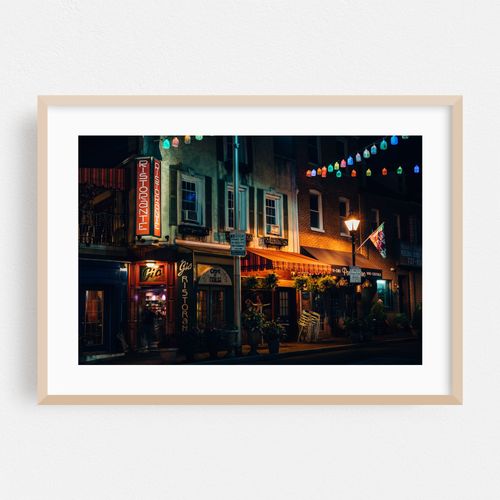 Cafe Gia at Night