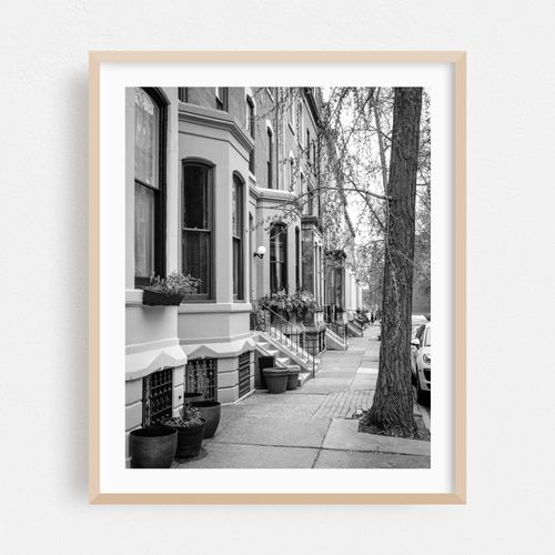 Philadelphia Brownstones 01 B&W