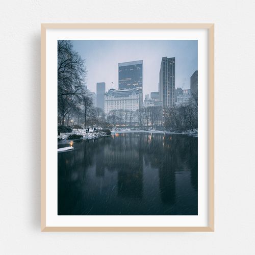 The Pond in Snow 01