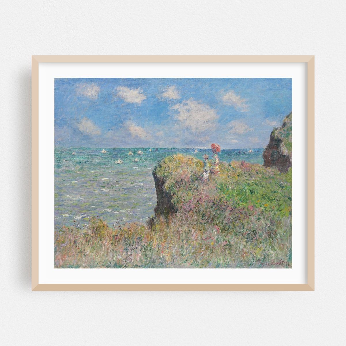 Cliff Walk at Pourville (1882) – image 1 of 5