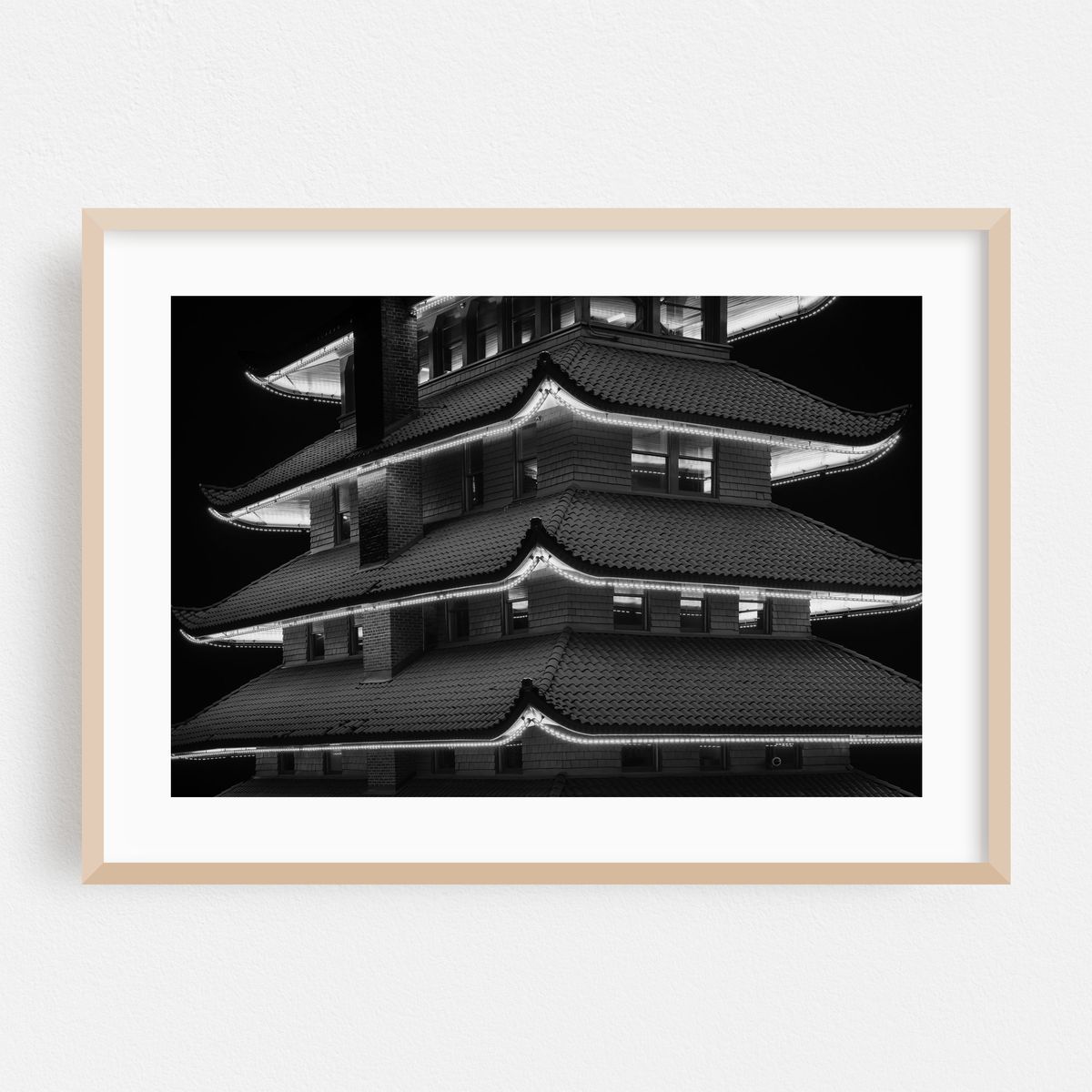 The Pagoda B&W – image 1 of 6