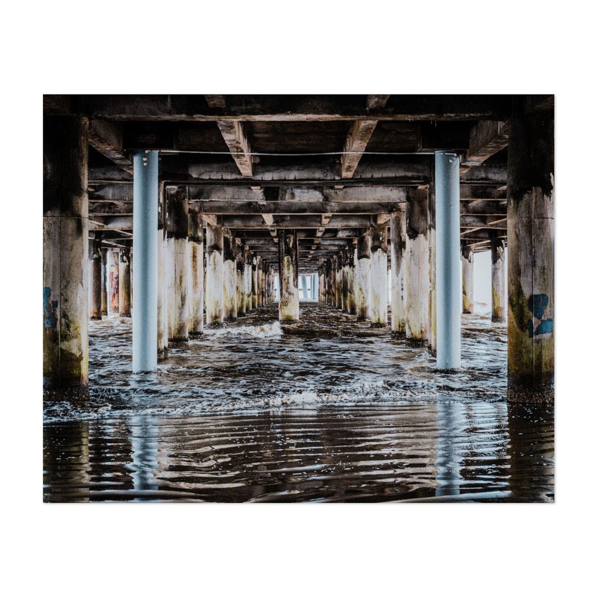 Under the Pleasure Pier at Galveston – image 1 of 2