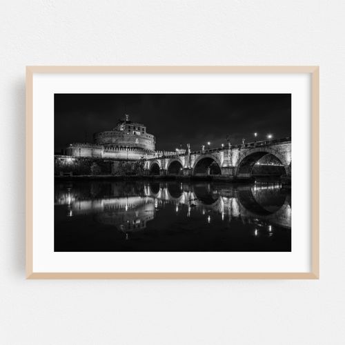 Castel Sant'Angelo B&W