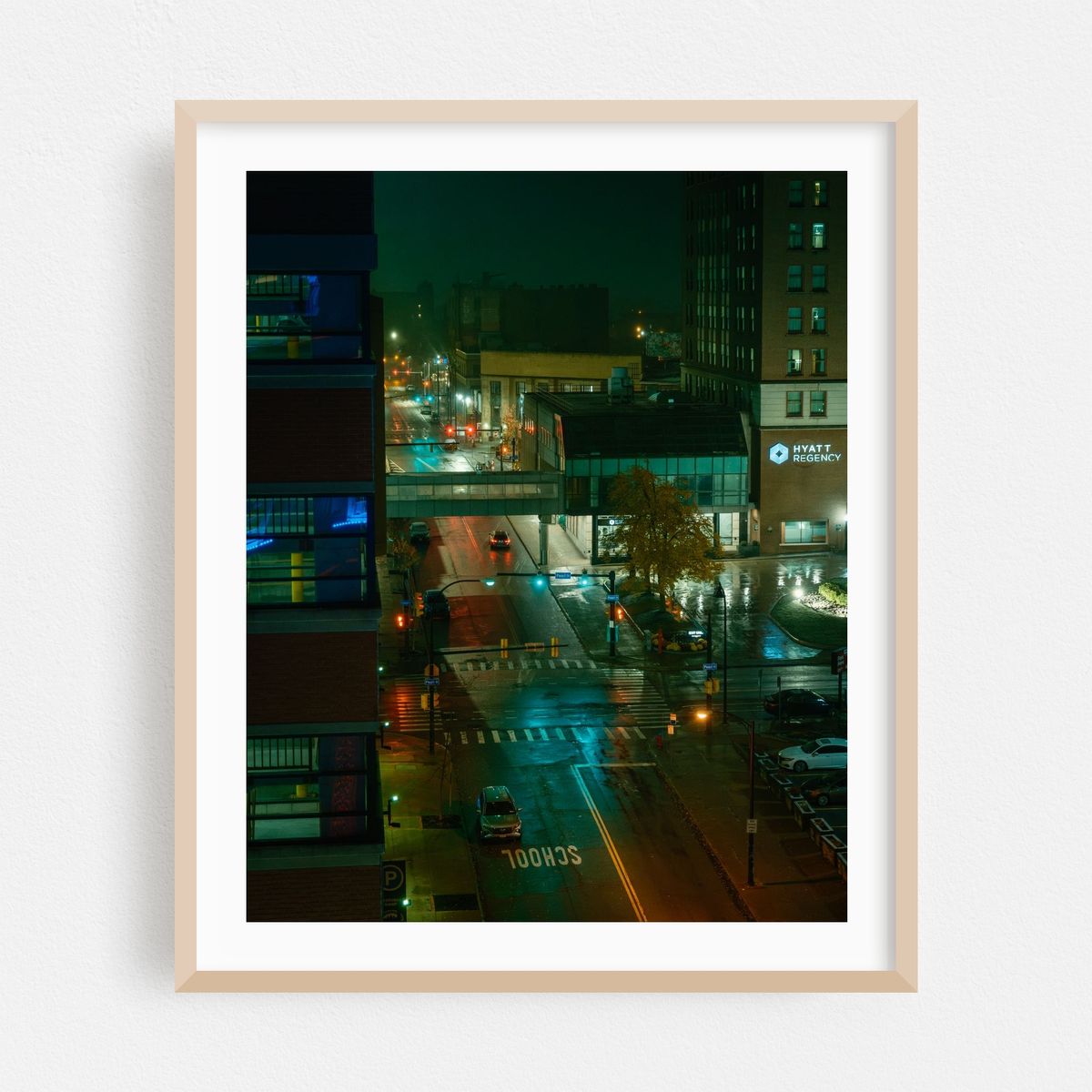 Huron Street at Night, Buffalo – image 1 of 12