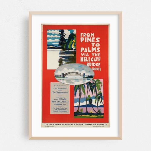 From pines to palms via the Hellgate Bridge route (1924)