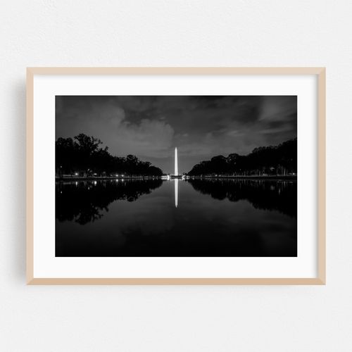 Washington Monument 01 B&W