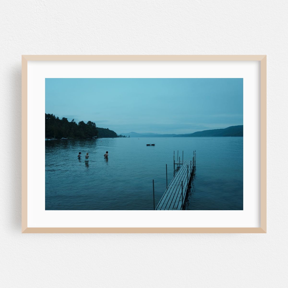 Wading in Lake George 02 – image 1 of 6