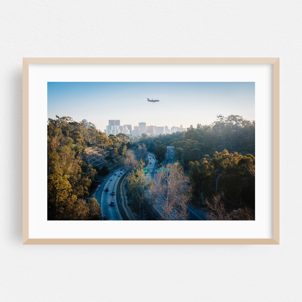 Landing over San Diego Skyline – image 1 of 6
