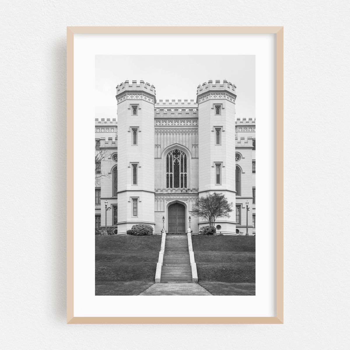 Louisiana's Old State Capitol B&W – image 1 of 16